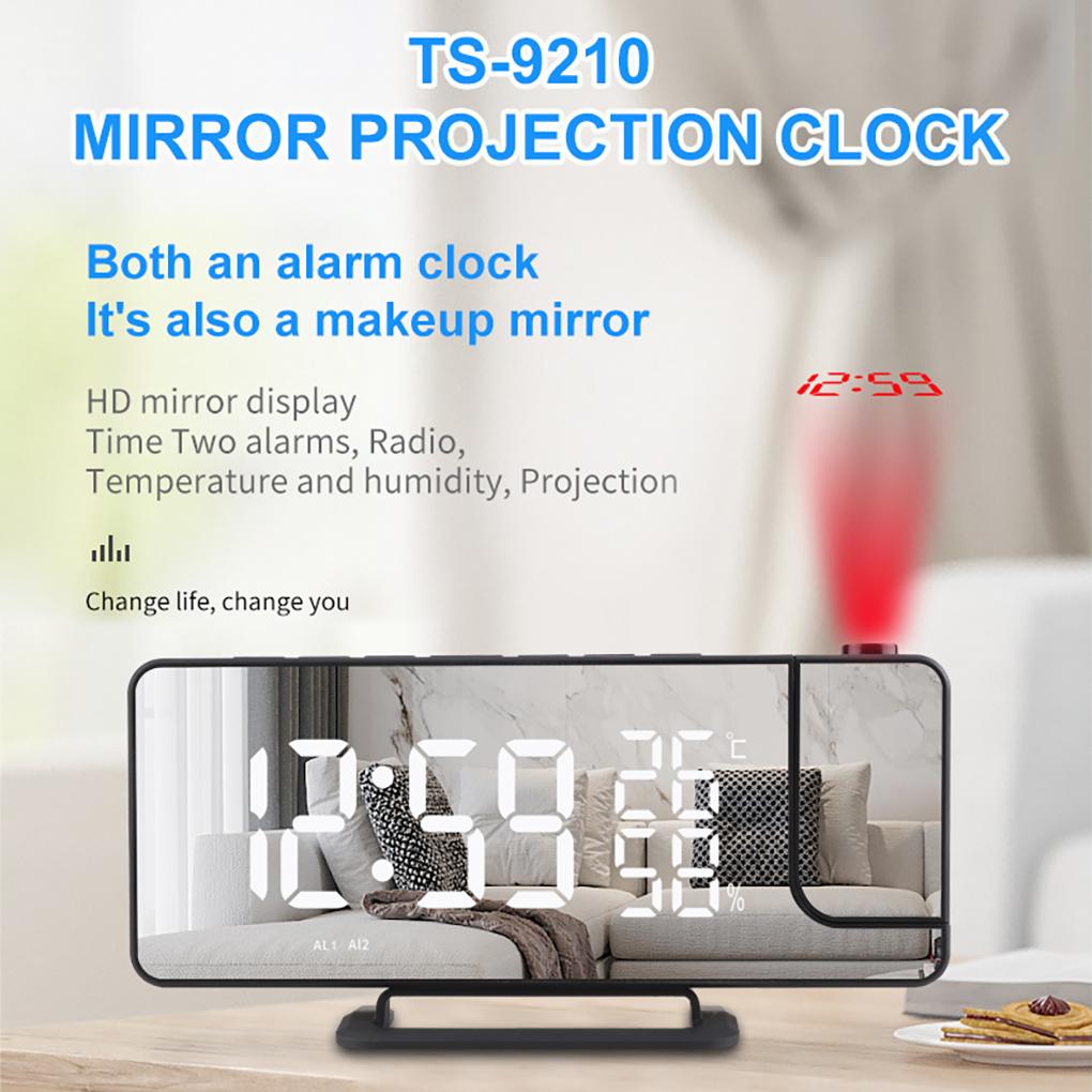 LED Smart Alarm Multifunctional USB Output Temperature Meter Clock