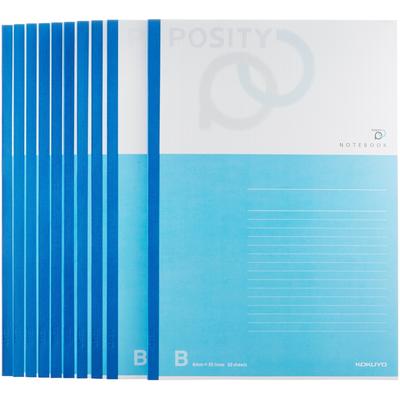 KOKUYO Bloco Positivo Semi-B5 Pautado 30 folhas 10 livros P3-31BX10
