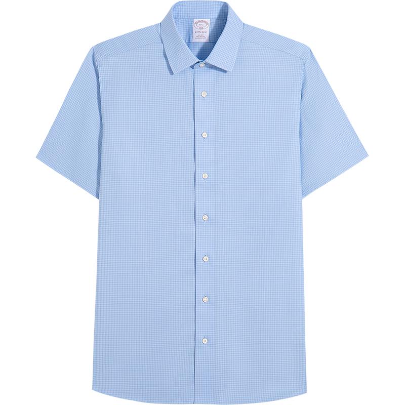Мужская рубашка Brooks Brothers Оксфордская приталенная, легко ухаживать 42 16