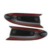 Matte black inner door armrest storage box trim fit for Nissan 370Z 2009-