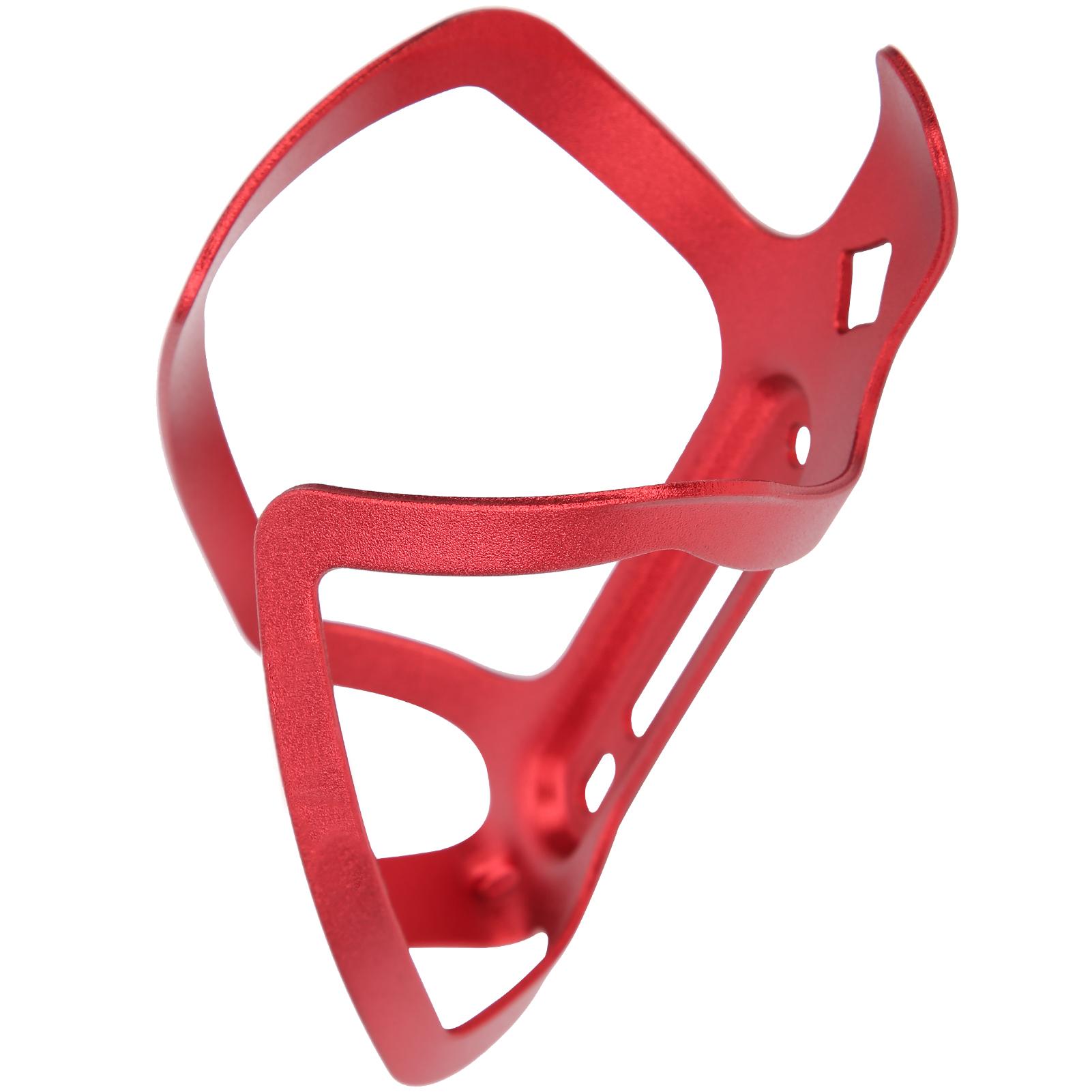 

ZTTO Bicycle Water Bottle Aluminum Alloy Holder Mountain Bike Bottle Mount Cage Rack Red червоний