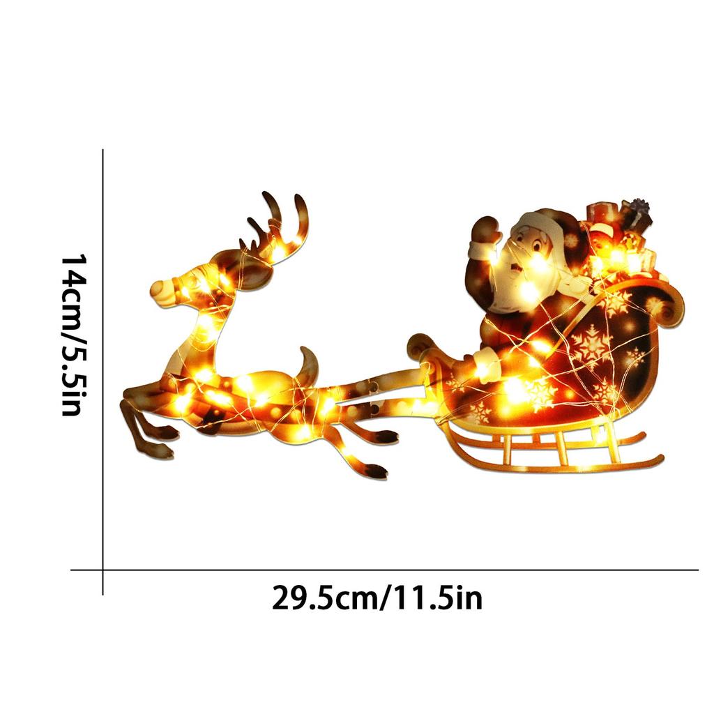 Glowing  With Wapiti Holiday Decoration Outdoor Decoration