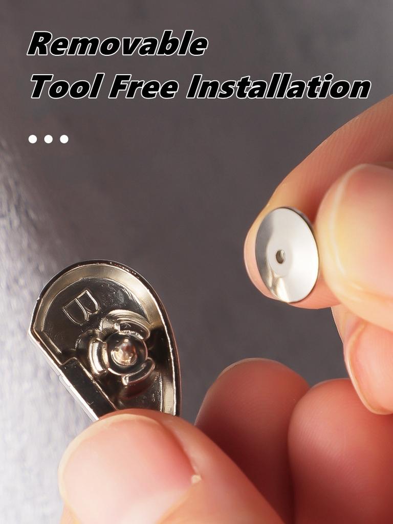 Curtain Magnetic Button Detachable Curtain Fix Fastener Clip Prevent Light Adjustment Window Screen Close Magnet Buckle