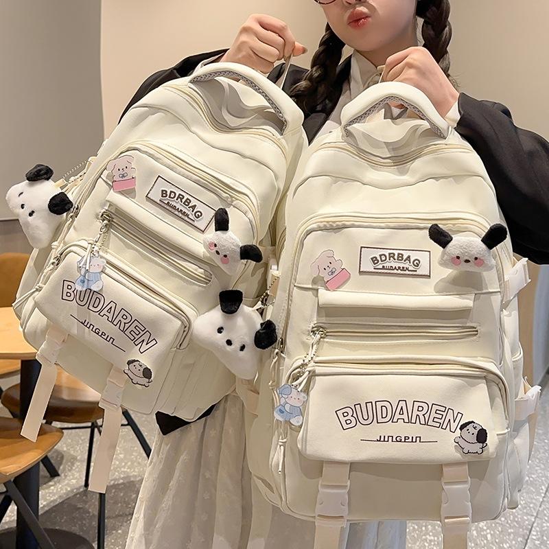 

Children s Schoolbags Elementary School Girls Junior High School High School College Students Letters Small Backpack