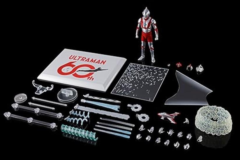TAMASHII NATIONS S.H. Figuarts (True Bone Sculpting Method) Ultraman 60th Anniversary Edition approximately 150mm PVC ABS painted movable figure.