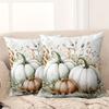 1 pieces -2D flat printing Autumn Pumpkin Pattern Decorative Throw Pillows Polyester pillowcase, sofa decorative cushion cov