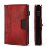 Men's Anti-Theft Genuine Leather Wallet with 20% Fold & Card Storage