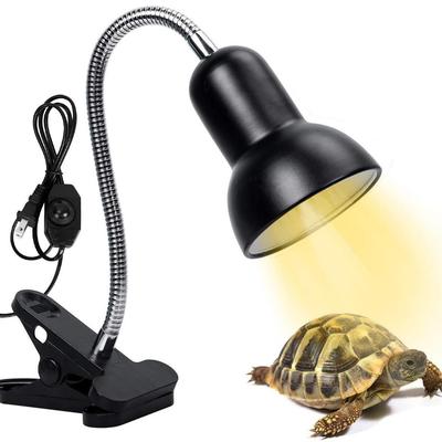 Schildkröten-Sonnenlampe mit Universalhalter für US/EU - Ideal für Reptilien wie Schildkröten, Echsen, Geckos - Kalzium-Ergänzungslicht