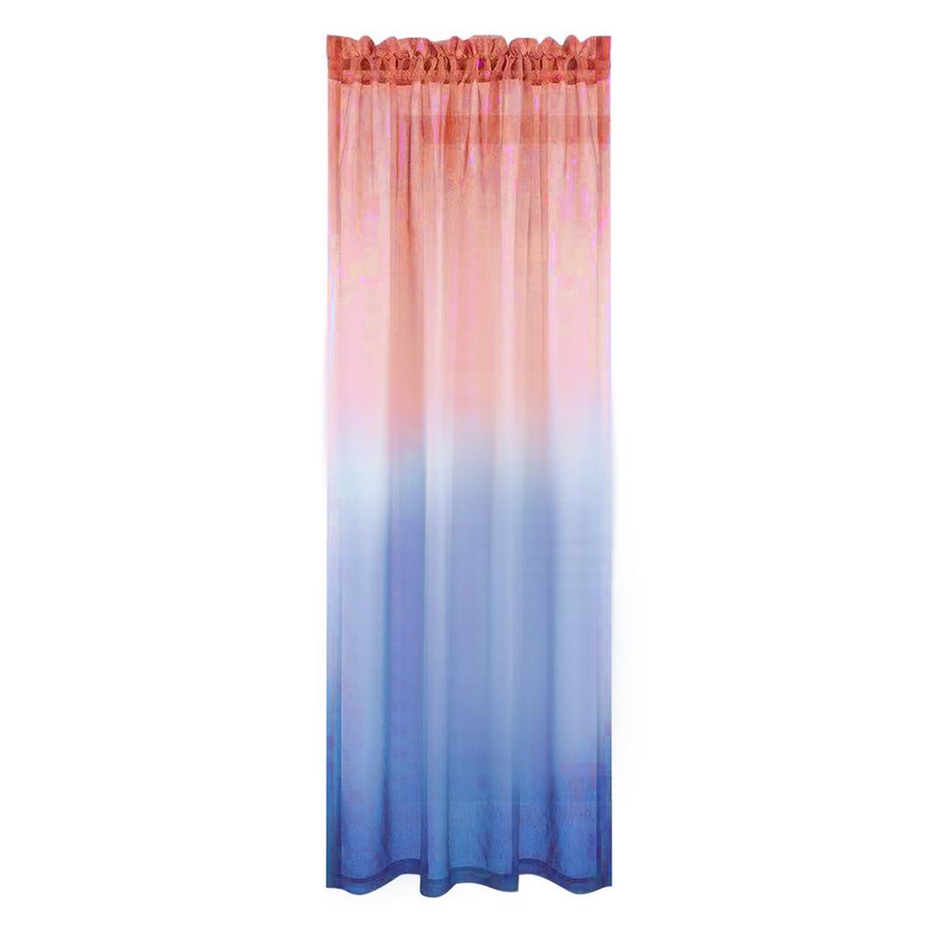 Minimalist Gradient Window Screen Bedroom Living Room Non Perforated Finished Screen Curtain