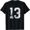 Baseball Number 6 Vintage Distressed 6th Birthday T-Shirt Streetwear Short Sleeve T-shirt Vintage Men Clothing Graphic TShirts
