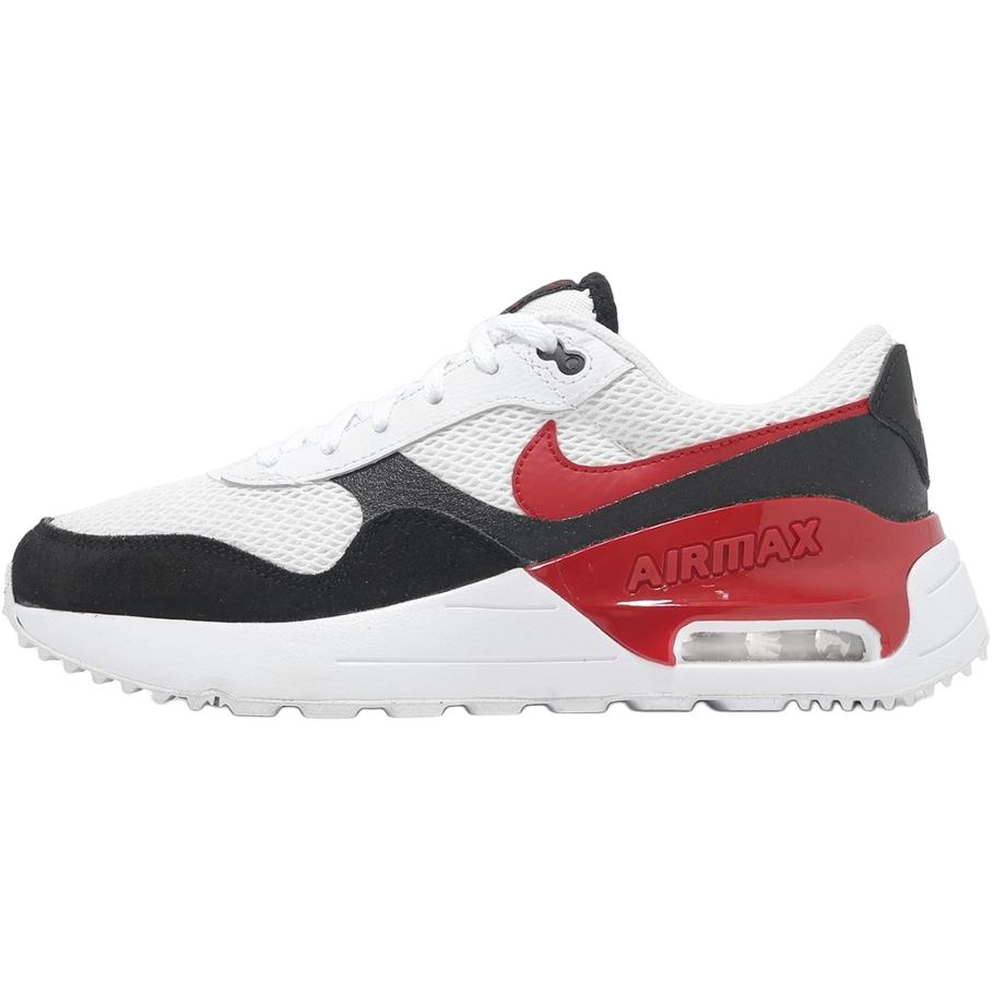 Nike Air Max SYSTM GS White Black Gym Red Kids Sneakers DQ0284-117