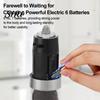 Portable Electric Spice Grinder Gravity Pepper Stainless Steel Mill Battery Powered Automatic One Hand Operated Sea Salt Food Bottle Large Capacity