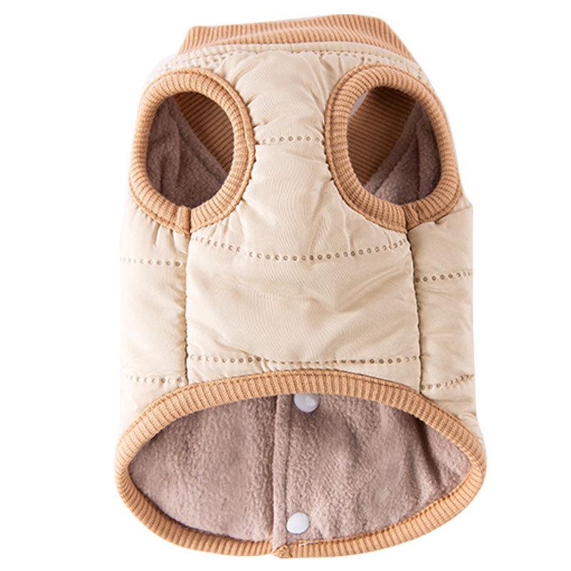 Pet Vest Puppy Dog Cute Wind Bear Can Be Towed Teddy Bear Small Puppy Autumn Kitten Winter Vest