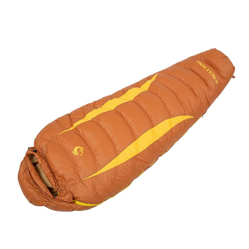 

Mummy Thickened Down Sleeping Bag for Outdoor Camping (900g Fill) with Storage Bag