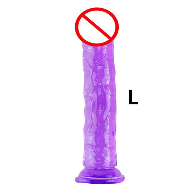 Realistic Dildo With Super Strong Suction Cup Erotic Jelly Dildo Sex Toys for Woman Artificial Penis