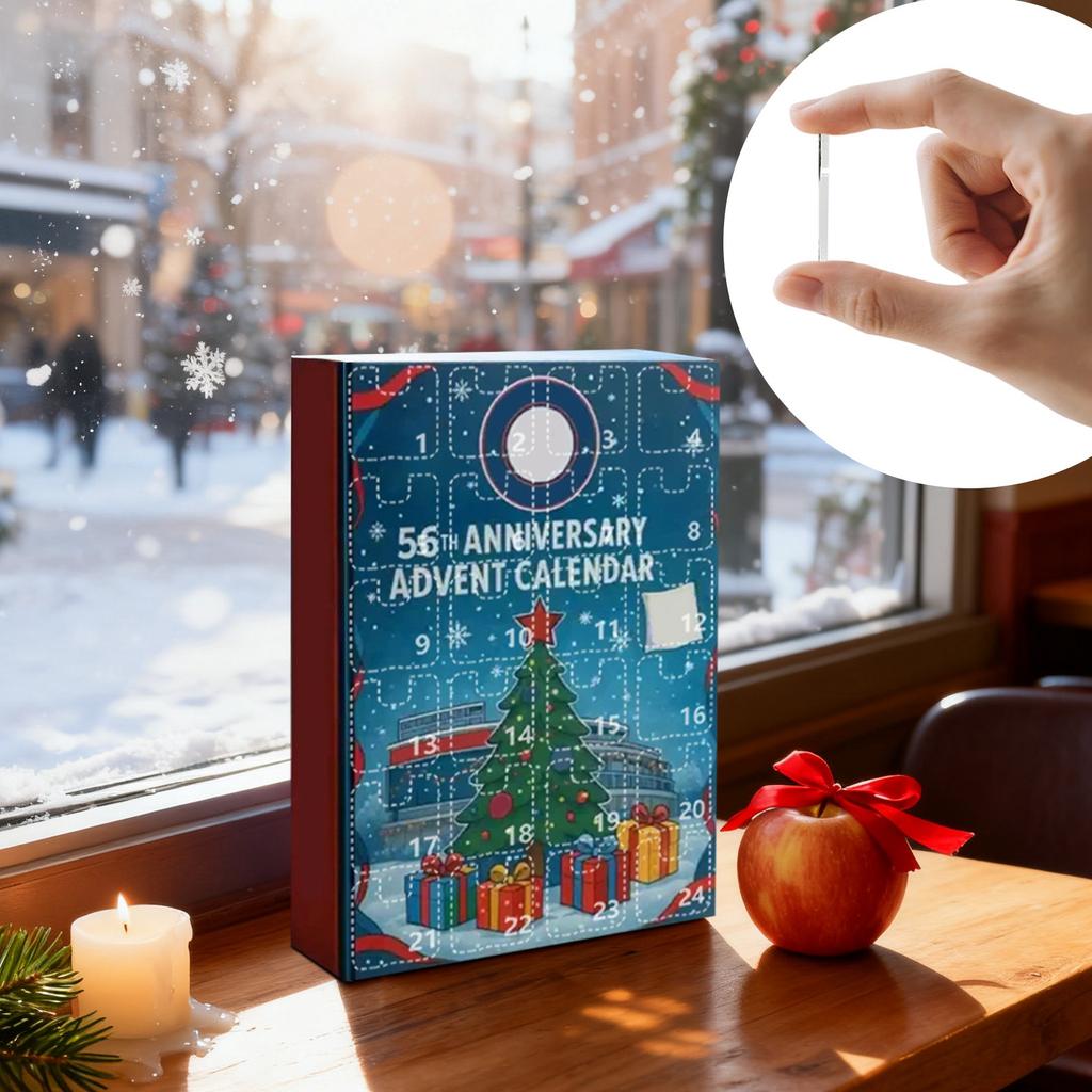 2D Ankunftskalender Enthält 24 Ankunftskalender, Countdown-Kalender und Überraschungs-Sammelobjekte