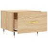  Coffee Table, Sonoma Oak, 50x50x40 Cm, Wood-based Material