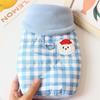 New Cute Grid Pet Dog Clothes Thickened with Warm Jacket Puppy Clothes Vest Winter Warm Pet Supplies Teddy Bear Coat Winter