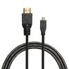 Micro HDMI-compatible To HDMI-compatible 1080P Data Cable for Smartphones Tablets