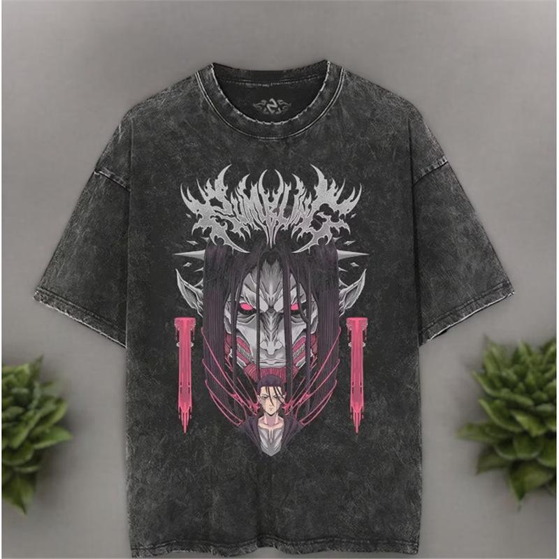 Custom Anime Wash Short-Sleeve Tee 2024