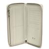 Used 12564 Zippy Wallet Vertical M82597 7940 LV Logo Zip Around RFID Monogram Taurillon Clemence Mineral Gray Men's