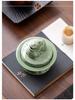 Blue Porcelain Suanni Beast Coil Incense Burner with Lid