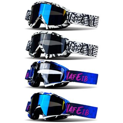 NAFEIB Motocross Brille Motorrad Sonnenbrille Mann MTB ATV Maske Winddicht Schutz Skifahren Radfahren Rennen Offroad Brille