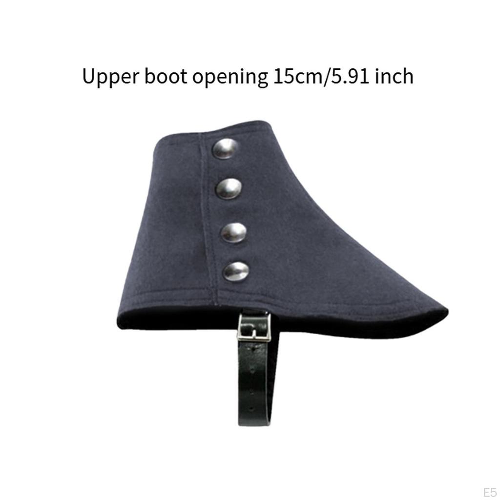 Gangster Spats Birthday Vintage Style 1920S Costume Medieval Pirate Boot Covers