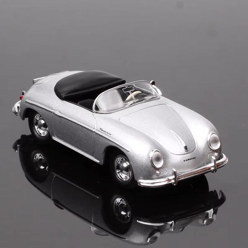 WELLY 1/24 Porsche 356A Speedster Classic Vintage Car Alloy Scale Car Model Diecast Metal Static Children Toy Car Vehicles Gifts