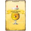 Mfoever Tin Sign Vintage Hertog Jan La Chouffe Beer Themed Metal Tin Sign Retro Belgian Brewery Wall Art Decor for Bar Pub Man Cave Rustic Iron P