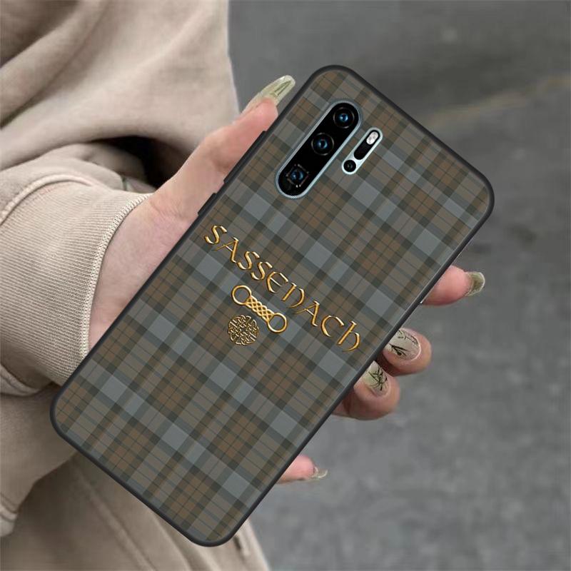 Outlander Fraser Tartan Case For Huawei Nova 10 SE 9 11 11i 8i 3i 5T Y60 Y70 Y90 Y61 Y91 P20 P30 Pro P40 Lite Cover
