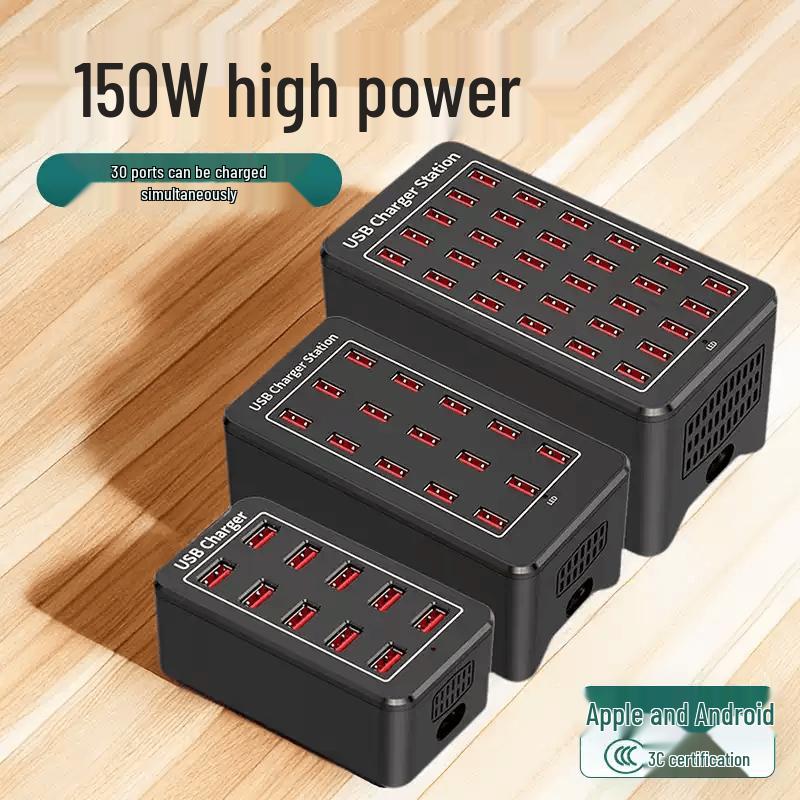High-Power 20-Port USB Extension Socket