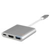 INF USB-C Multiport Adapter for USB, USB-C (USB PD), Compatible 4K HDMI, Silver