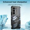 KEYSION Hollow Heat Dissipation Case for Realme C85 5G Silicone+PC Magnetic Cooling Shockproof Phone Cover for OPPO Realme C85