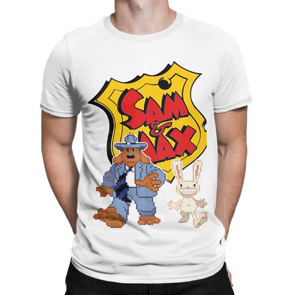Friend Graphic 100 Cotton Tshirt Sam And Max Hit The Road Tees Tops For Unisex