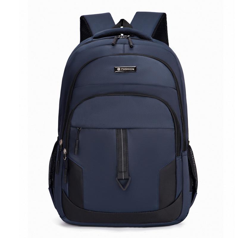Letter Printed Oxford Fabric Business Laptop Backpack With Lightweight Design For High School Students