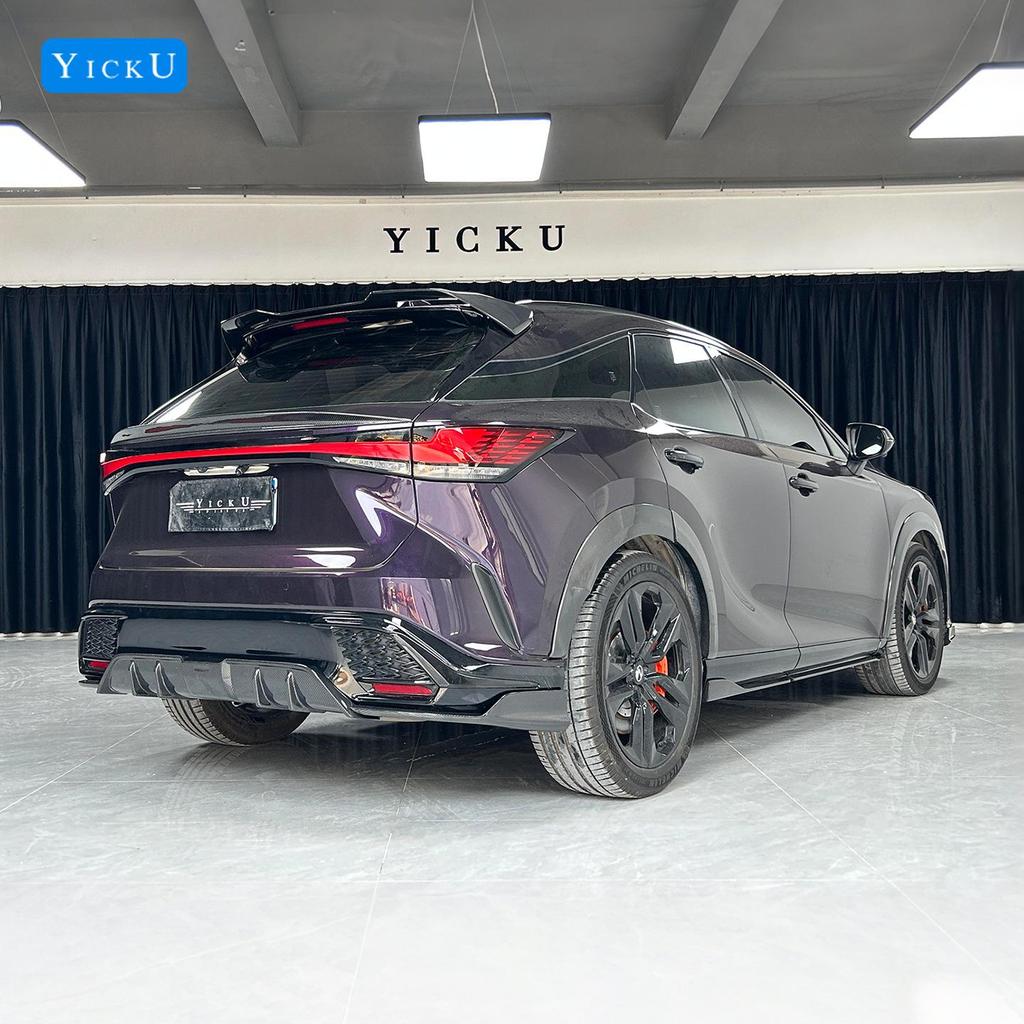 Lexus RX350/500 Carbon Fiber Body Kit (Front Lip, Fender Flares, Rear Lip, Side Skirts, Tail Top Spoiler, 2023-2025)