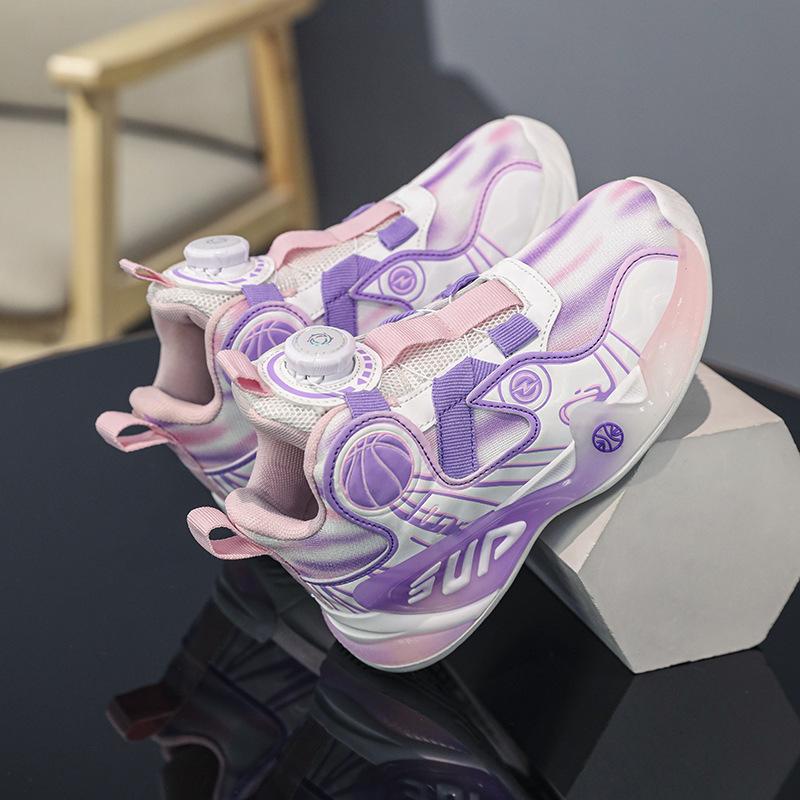 Cheap kids basketball shoes summer new breathable mesh kids sports training shoes 30