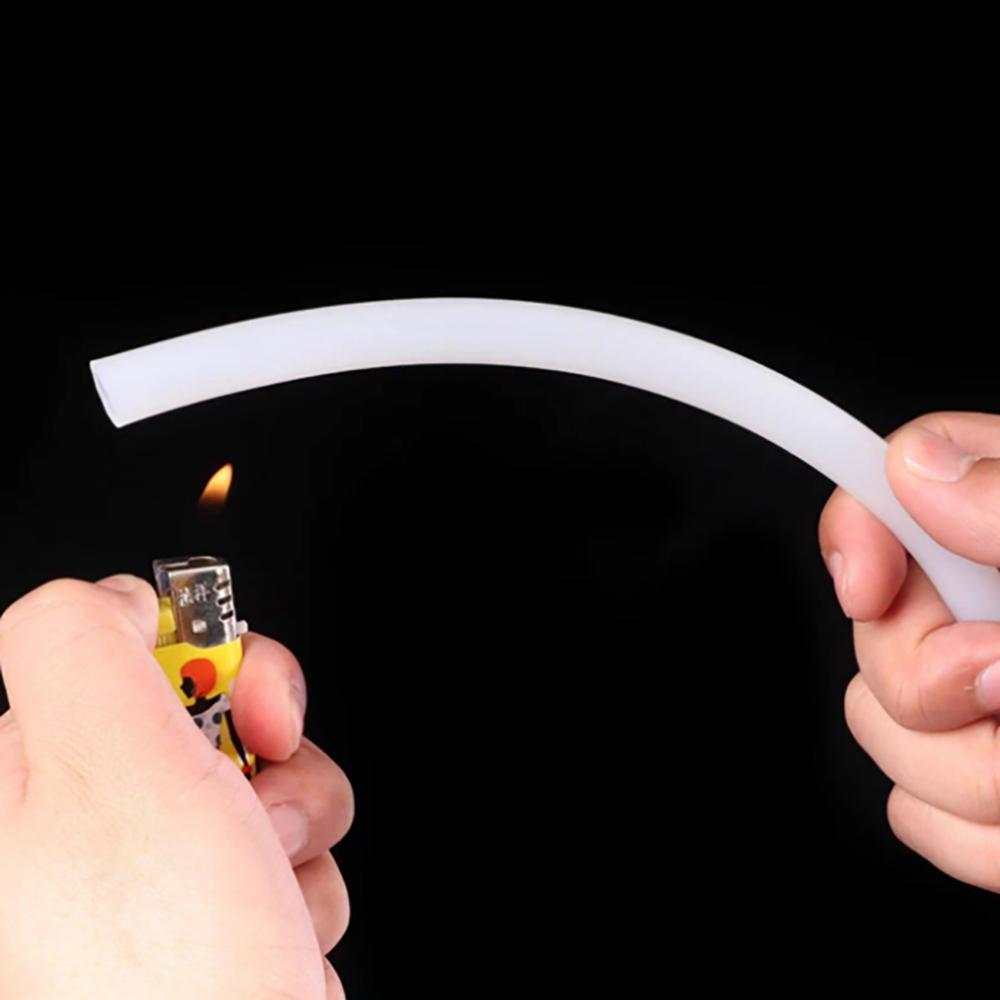 1/5meter Silicone Tube Seal Hose Semi Transparent Tube Elastic High Temperature Resistant Heat-Conducting DIY Tube OD 4mm-40mm