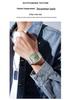 Oufanni Men's Dual Calendar Luminous Sports Watch - Fashionable Quartz Square Watch for Students