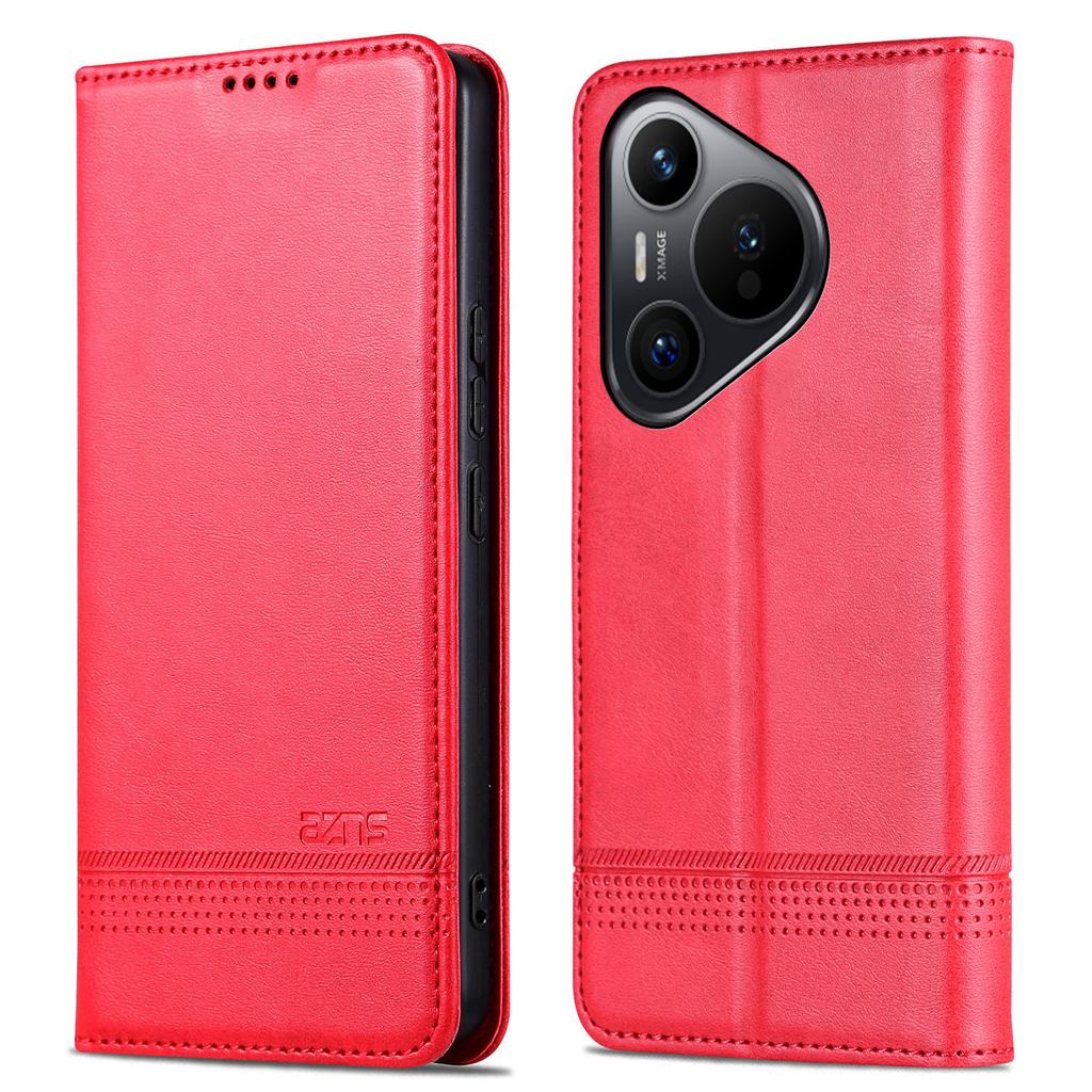 AZNS For Huawei Pura 70 Pro/Pura 70 Pro+ Case PU Leather Folio Wallet Magnetic Auto-absorbed Phone Cover