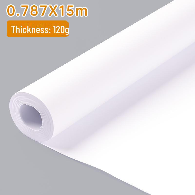 Extra Long Children's Drawing Paper Roll - Large White Canvas for Painting