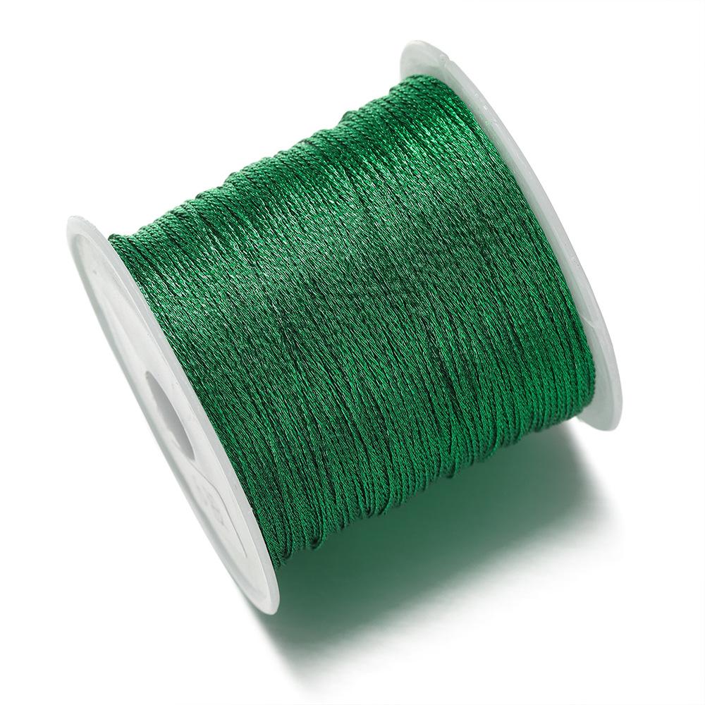 1Pc 0.2-0.8mm Multi-Color Braided Thread Macrame Cord String for DIY Bracelet Necklace Tassels Beading Craft Rope