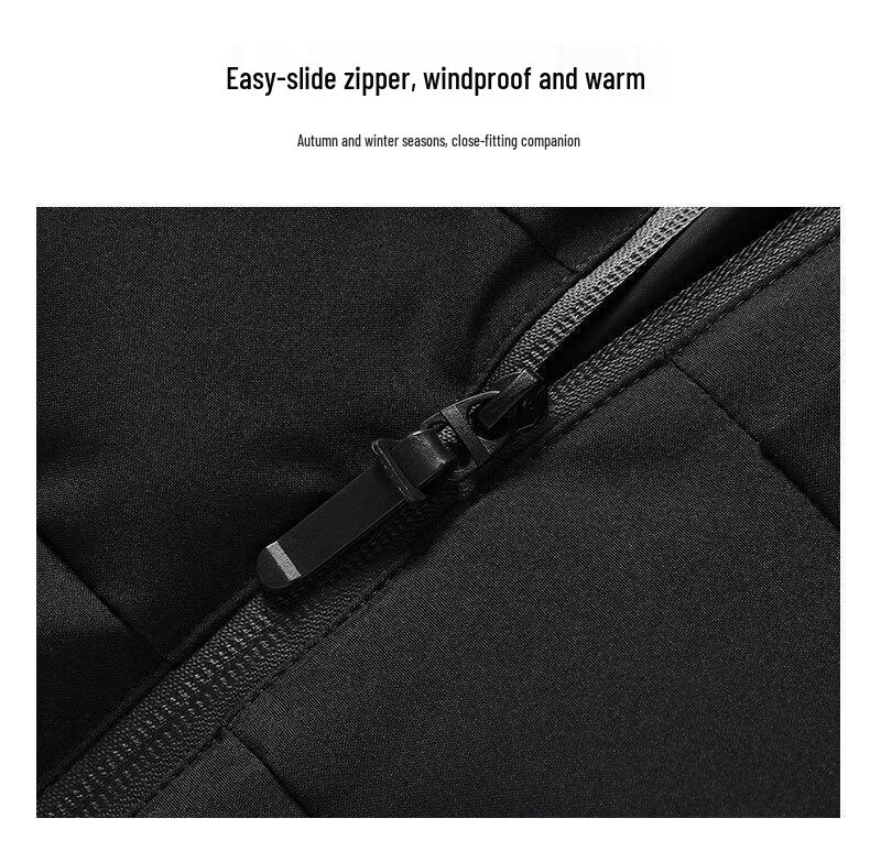 Veste d'hiver à capuche pour homme - Tendance, Épaissie et Personnalisable pour l'Automne/Hiver