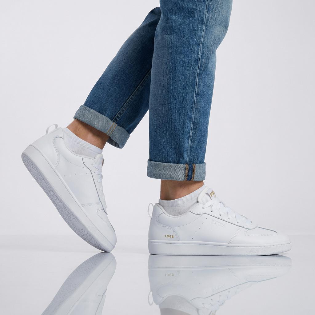 K-Swiss Court Varsity - Herren Sneakers Schuhe Weiß 04734-157-M ORIGINAL