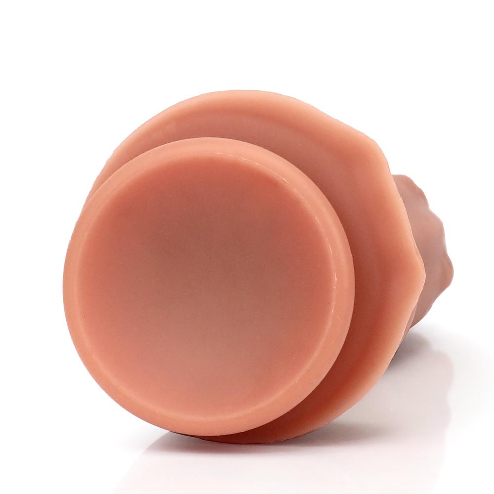 Silica Gel Riesiger realistischer weicher Dildo Penis Billiger kleiner Analdildo Silikon Saugnapf Masturbatoren Butt Plug Spielzeug für Frauen Ring Penis