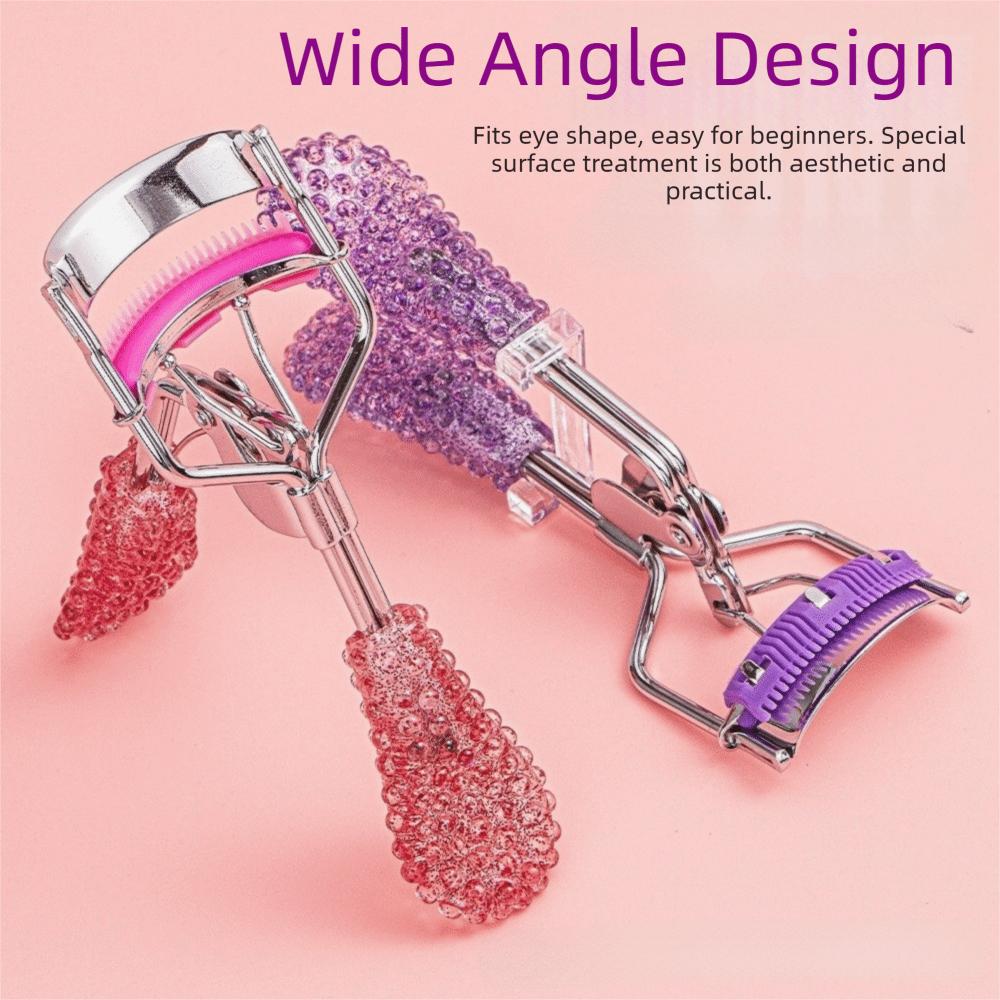 Convenient Color Curled Eyelash Curler Carbon Steel Wide-angle Eyelash Curler  Home Use