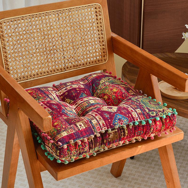 Bohemian Tatami Cushion for Sitting, Lazy Stool for The Floor,Home Balcony Window Seat Cushion,Soft Mat for The Floor,large