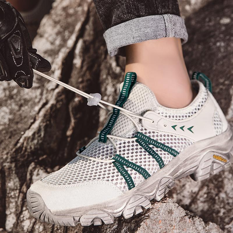 Men's & Women's Hiking Shoes Breathable Casual Sneakers Hole Shoes Outdoor Casual Sandals Summer