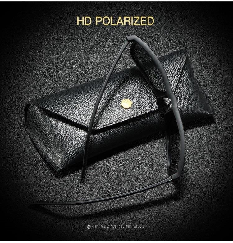 Móda Vintage čtvercové polarizační brýle Muži Ženy Luxusní Značka Návrhář Pánské Sluneční brýle Řízení Rybaření Brýle UV400 Muž